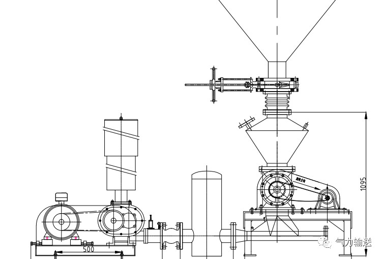 氣力輸送裝置設(shè)計(jì)圖